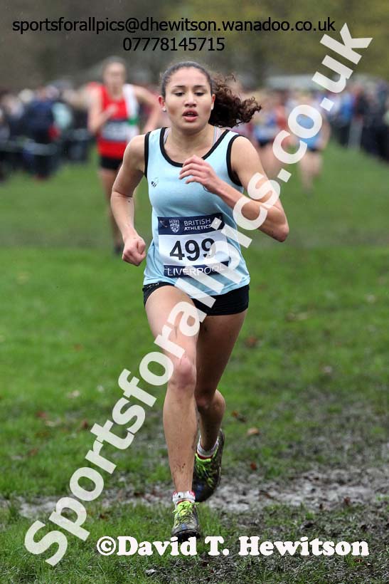 Women under-17s, British Athletics Liverpool Cross Challenge, Sefton Park, Liverpool. Photo: David T. Hewitson/Sports for All Pics